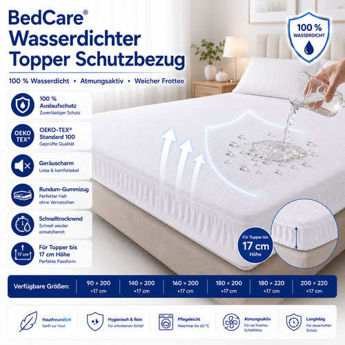 Wasserdichter topperbezug - wasserdichter,